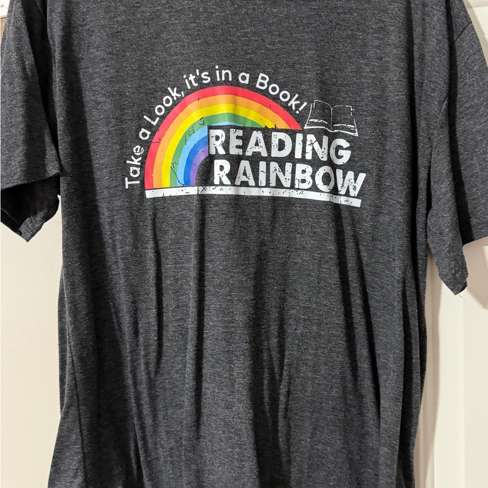 Reading Rainbow is Gray T-Shirt